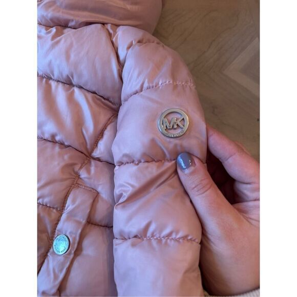 Michael Kors Pink Winter Coat Sz 4T - Picture 2 of 6